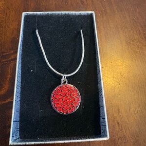 Upcycled Coach Charm Necklace